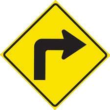 Right Turn Arrow Sign - Brady Part: 115557 | Brady | BradyCanada.ca