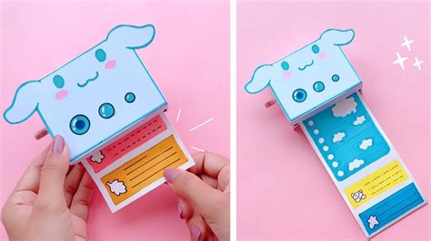 How to make Cinnamoroll Stationary at home | DIY Paper Printer Machine | Easy Paper Craft Idea