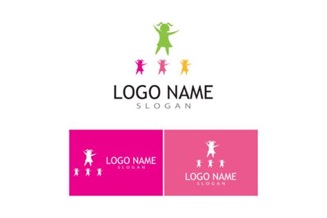 Kids Logo Template Vector Graphic by Redgraphic · Creative Fabrica