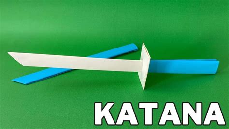 How to Make a Paper Katana: Step-by-Step Tutorial | Origami Katana ...