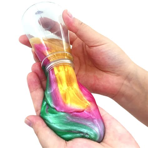 Wishing Bottle Starry Sky Colorful Soft Slime Slime Stress Relief Toy ...