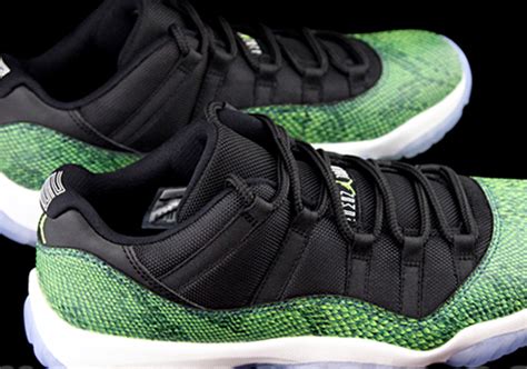 Air Jordan 11 Low "Green Snake" - Release Date - SneakerNews.com