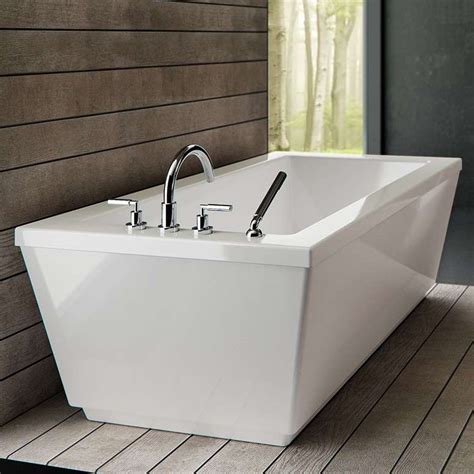 freestanding rectangular tub with end drain - At The Size Journal Galleria Di Immagini