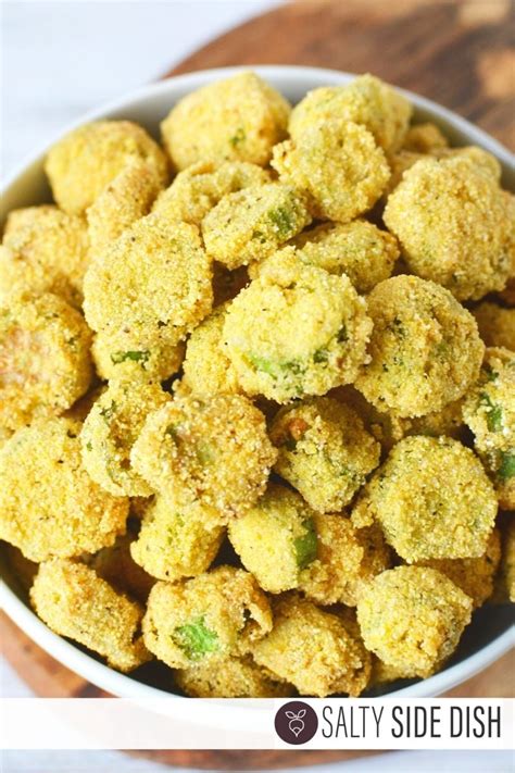 Fried Okra with Seasoned Cornmeal| Easy Side Dishes