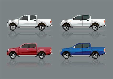 Set of Pickup Truck 29311945 Vector Art at Vecteezy