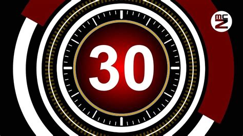 [COUNTDOWN TIMER] ⏳ 30 seconds Countdown - ⏱ 30 seconds timer - 30 秒倒數 - YouTube