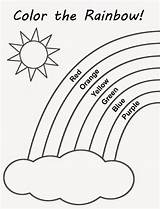 Rainbow Worksheets Printable Free Worksheet For Kids sketch template