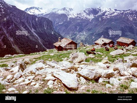 Swiss chalet, cabin in the Swiss Alps Switzerland Stock Photo - Alamy