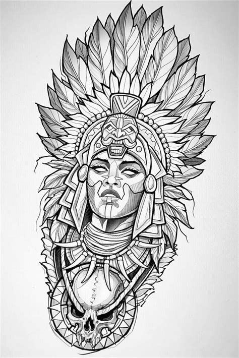 ArtTeeHall Shop | Redbubble | Aztec tattoo designs, Sketch tattoo ...