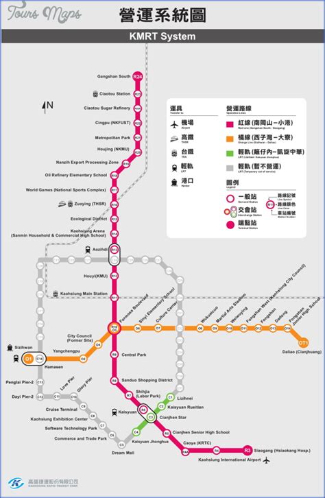 Kaohsiung Map - ToursMaps.com