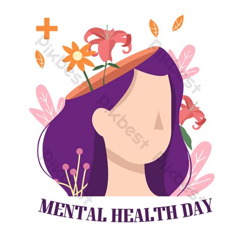 World Mental Health Health Day Illustration | AI PNG Images Free ...