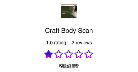 Craft Body Scan Reviews 2024 – All You Need to Know | ComplaintsBoard