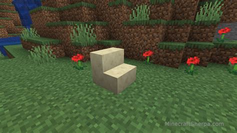 How To Make Smooth Sandstone Stairs In Minecraft - Minecraft Sherpa