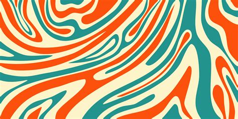 Psychedelic swirl groovy pattern. Psychedelic retro wave wallpaper ...