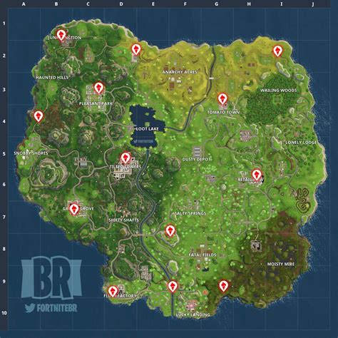 Ice Cream Truck locations for Week 4 Challenge : r/FortNiteBR