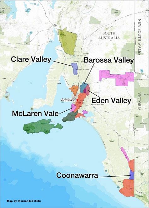 Clare Valley Wineries Map - Map Of Stoney Lake