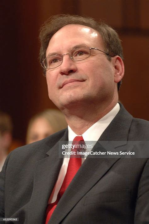 Judge Samuel Alito begins the Senate confirmation hearing that will... News Photo - Getty Images