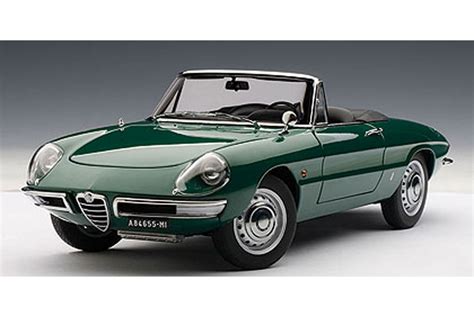 AUTOart Alfa Romeo 1600 Duetto Spider 1966 Green 70138 - Modelcar.com ...