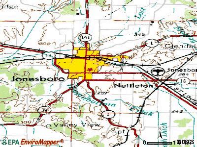 Jonesboro, Arkansas (AR) profile: population, maps, real estate, averages, homes, statistics ...