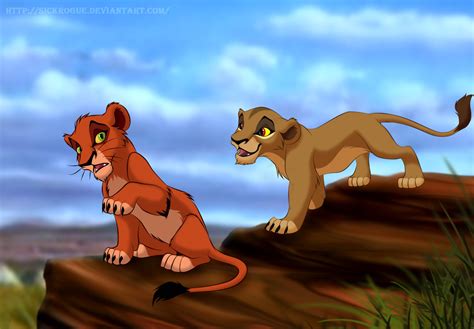 Scar-and-Zira-as-cubs - Lion King Couples Fan Art (31033825) - Fanpop