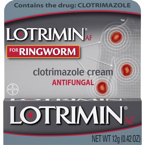 Lotrimin Ringworm Treatment Antifungal Cream, 12 g - Walmart.com