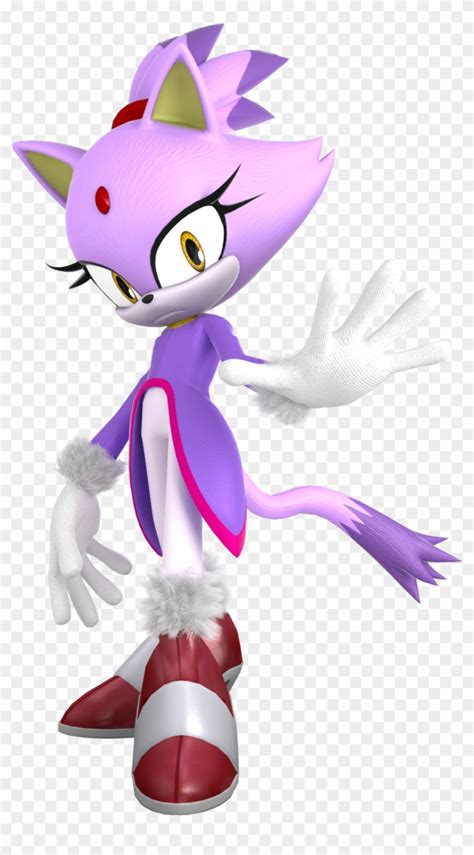 Blaze The Cat 3d Png, Transparent Png - 1024x1695(#4817494) - PngFind