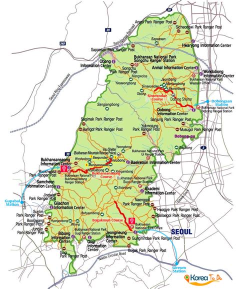 Bukhansan National Park, Trail Map & How to Go | KoreaToDo