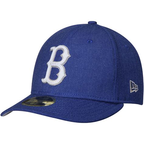 Brooklyn Dodgers New Era Cooperstown Collection Heather Crisp Low Profile 59FIFTY Fitted Hat ...