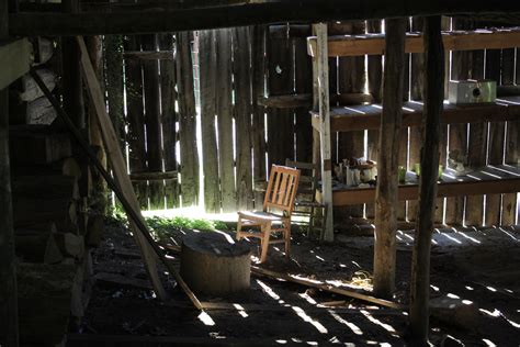 Inside an abandoned barn in the mountains of North Carolina : r/pics