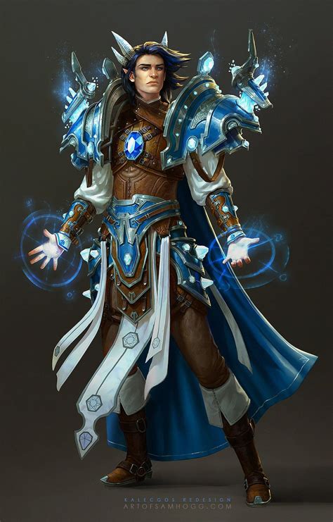 Kalecgos Aspect of Magic Redesign, Sam Hogg | Warcraft art, Fantasy male, Fantasy characters