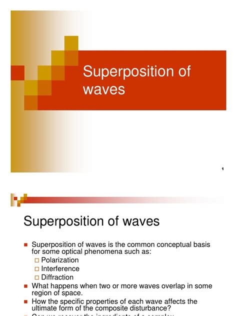 Superposition of Waves | PDF | Waves | Mathematical Physics