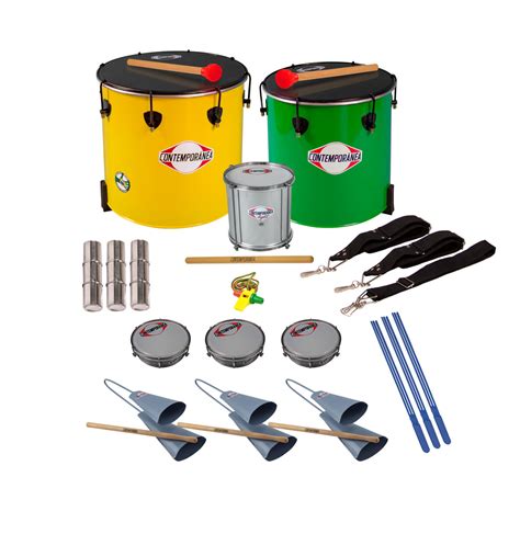 Samba School Set A , 13 instruments | Samba Sets | Brazilian Percussion | Products | Afroton