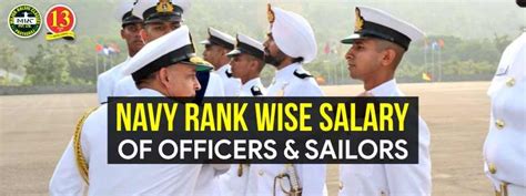 Navy Rank Wise Salary of Officers and Sailors Salary and Allowances