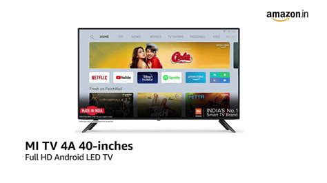 Mi 108 cm (43 Inches) Full HD Android Smart LED TV 4A PRO | L43M5-AN (Black) - My Gadget Bay