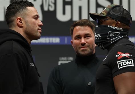 Photos: Joseph Parker, Derek Chisora - Face To Face at Final Rematch Presser - Boxing News