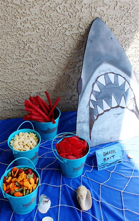 Sparklinbecks: Shark Birthday Party 6th Birthday Parties, Birthday Party Themes, Boy Birthday ...