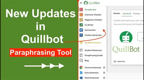 How to use Quillbot Paraphrasing Tool | New updates in Quillbot - YouTube