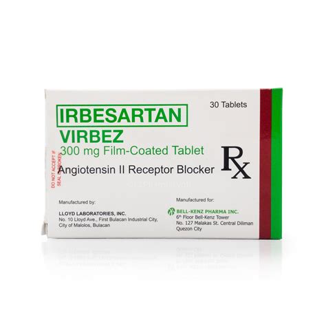 All / Virbez Irbesartan 300mg Film-Coated Tablet