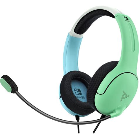 PDP LVL40 Wired Stereo Headset for Nintendo Switch - Blue/Green | BIG W