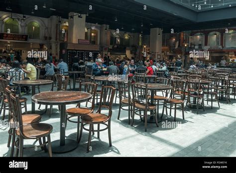 Genting Highlands,Malaysia - October 18,2017 : People can seen having their food in the food ...