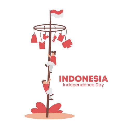 Panjat Pinang Png Indonesia Día De La Independencia Ilustración ...