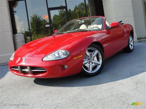 1999 Carnival Red Metallic Jaguar XK XK8 Convertible #52310347 ...