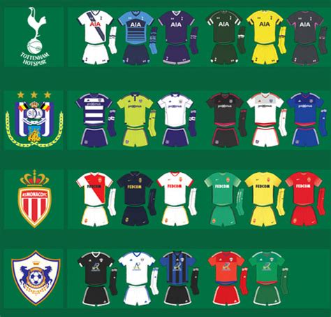 2015-16 Europa League Kits Overview - All 131 Europa League 15-16 ...