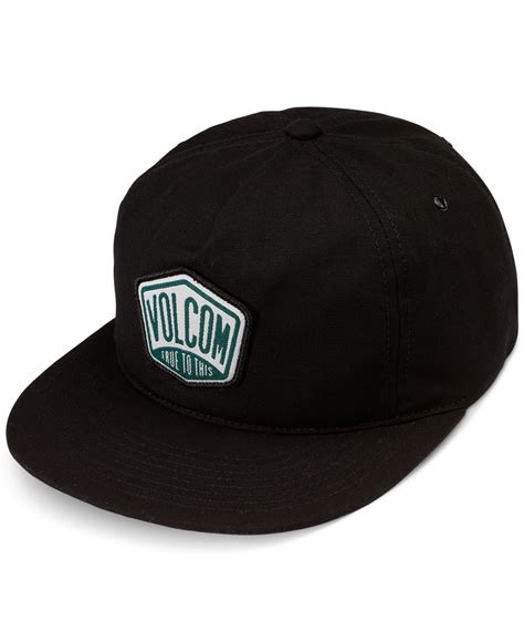 Volcom Cotton Men's Station Snapback Logo Hat in Black for Men - Lyst