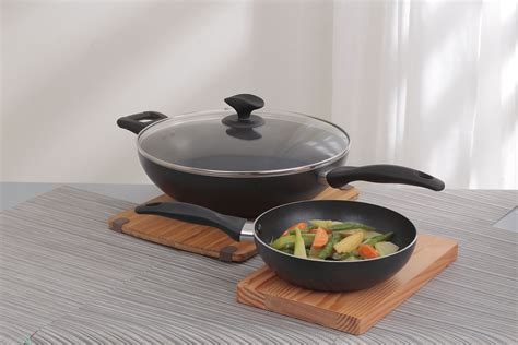 Tefal Premier 30cm Wok Pan and 20cm Frypan | Wok pan, Kitchen ...