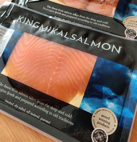 King Mikal Cold Smoked Salmon – ca. 250g (FROZEN) – Norgesfoods