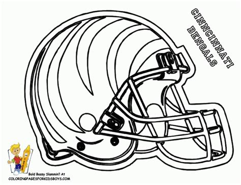 Get This NFL Coloring Pages Helmets 17391