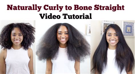 How To: Straighten Natural Hair the Safe Way