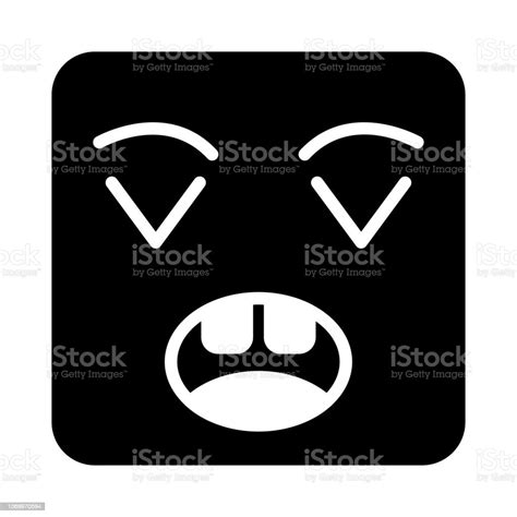 Astonished Smiley Emoji Stock Illustration - Download Image Now - Art ...