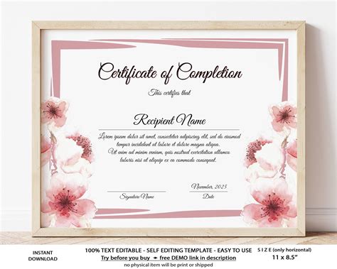 Pin on Editable Certificate Award Templates